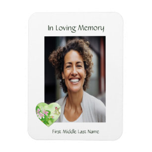 Gedenkfeier, Lebensfeier, Dienst Hummingbird Magnet