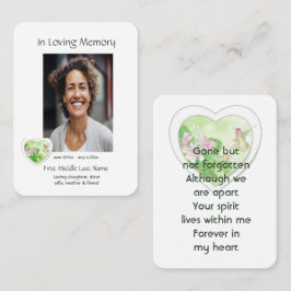 Gedenkfeier, Lebensfeier, Dienst Hummingbird Visitenkarte