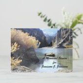 Gedenkfeier Lebensruhe Einladung (Stehend Vorderseite)