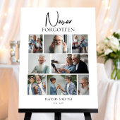 Gedenkfeier Minimalistischer benutzerdefinierter F Poster