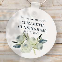 Gedenkfeier Moderne Wasserfarben Schlüsselanhänger