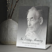 Gedenkfeier oder Beerdigung Foto Tribut