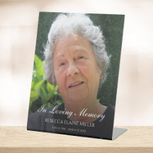 Gedenkfeier oder Beerdigung Foto Tribut