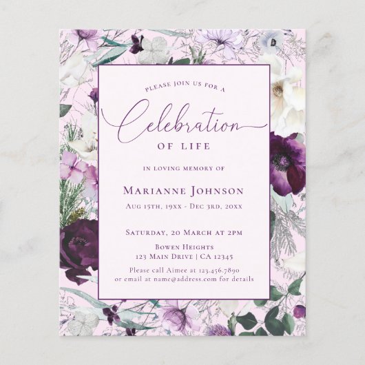 Gedenkfeier Pink Bläserfeier (Vorderseite)