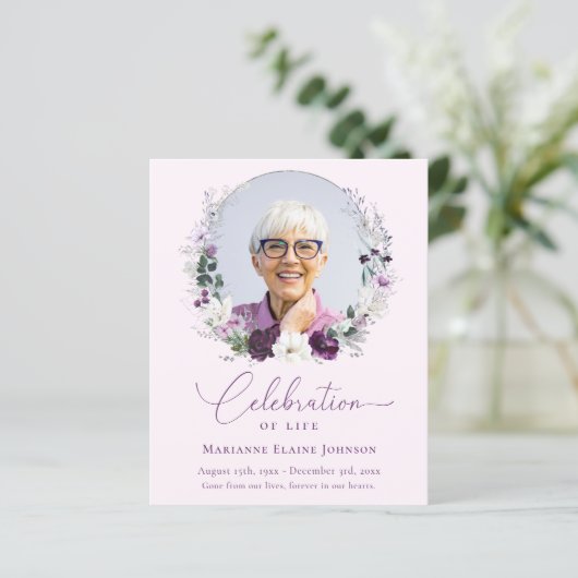 Gedenkfeier Pink Bläserfeier (Stehend Vorderseite)