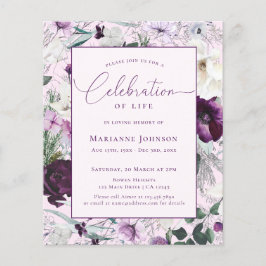 Gedenkfeier Pink Bläserfeier Flyer