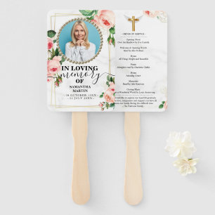 Gedenkfeier Rosy Feier des Handfans des Lebens Fächer