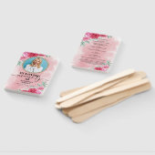 Gedenkfeier Rosy Floral Feier des Lebens Fächer (Non-assembled)