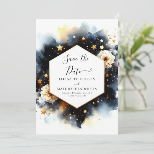 Gedenkfeier Save The Date (Stehend Vorderseite)