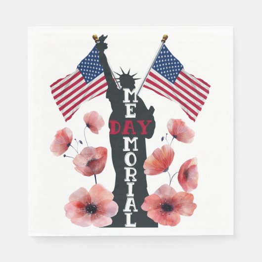 Gedenkfeier Serviette (Vorderseite)