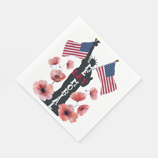 Gedenkfeier Serviette (Ecke)