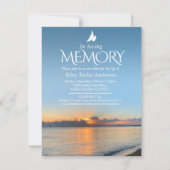 Gedenkfeier Sonnenaufgang Beerdigung Einladungen (Vorderseite)