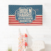 Gedenkfeier von Biden Harris 59. Banner (Insitu)