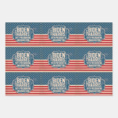 Gedenkfeier von Biden Harris 59. Geschenkpapier Set (Vorderseite 3)
