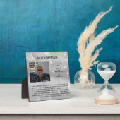 Gedenkfeier von Janz Fotoplatte (InSitu)