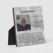 Gedenkfeier von Janz Fotoplatte (Vorderseite)