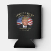 Gedenkfeier von Präsident Donald Trump Dosenkühler (Rückseite)