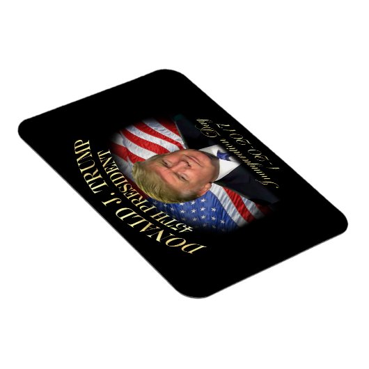 Gedenkfeier von Präsident Donald Trump Magnet (Rechte Seite)