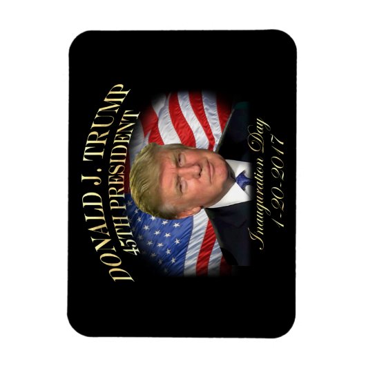 Gedenkfeier von Präsident Donald Trump Magnet (Vertikal)