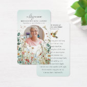 Gedenkfeier Wildblumen Kolibri (Schreibtisch)