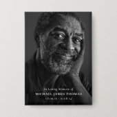 Gedenkfeier zum Foto Button (Vorderseite)