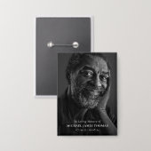 Gedenkfeier zum Foto Button (Vorderseite/Rückseite)