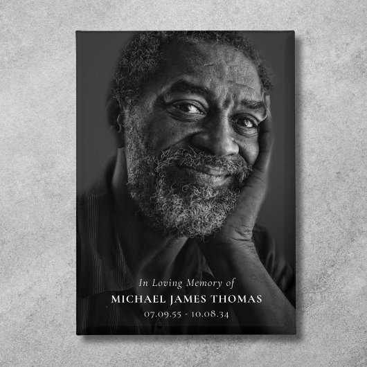 Gedenkfeier zum Foto Button