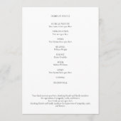 Gedenkfeier zum Foto der Neuzeit Programm (Rückseite)