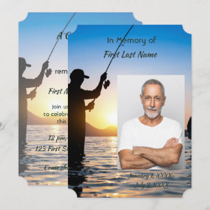 Gedenkfeier zum Foto des Lebensdiensts Einladung