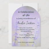 Gedenkfeier zum Foto des Lebensgefühls Einladung (Rückseite)