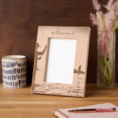 Gedenkfeier zum Foto des Lebensgefühls Geätzte Rahmen (Links)