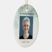 Gedenkfeier zum Foto des Lebensgefühls Keramik Ornament (Rechts)