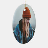 Gedenkfeier zum Foto des Lebensgefühls Keramik Ornament (Rechts)