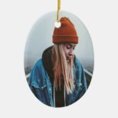 Gedenkfeier zum Foto des Lebensgefühls Keramik Ornament (Vorne)