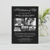 Gedenkfeier zum Foto Einladung (Stehend Vorderseite)