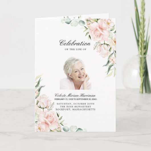 Gedenkfeier zum Foto Programm (Vorderseite)