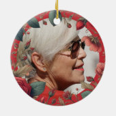 Gedenkfeier zum Foto von lebenslangen Bestattungsg Keramik Ornament (Hinten)