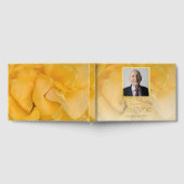 Gedenkfeier zum Gedenken an die Gelbe Rose Blume Gästebuch (Voll)