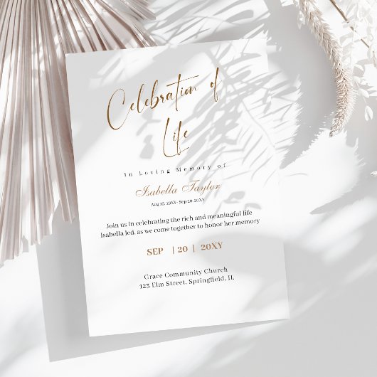 Gedenkfeier zum Jahrestag des Todes Einladung