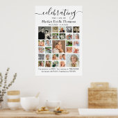 Gedenkfeier zum Lebensangebot 27 FotoCollage Poster (Küche)