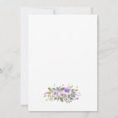 Gedenkfeier zum Lila Florentiner Beerdigung Einladung (Rückseite)