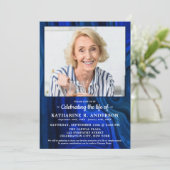 Gedenkfeier zum Personalisierten Foto Einladung (Stehend Vorderseite)