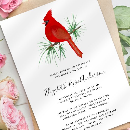 Gedenkfeier zum Roten Kardinal Einladung