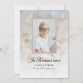 Gedenkfeier zum Tode der Bläserblüte Einladung (Vorderseite)