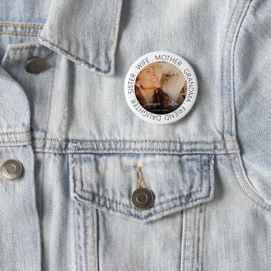 Gedenkfeier zum Tribut-Foto Button (Beispiel)