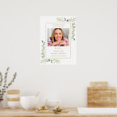 Gedenkfeier zur Beerdigung des Fotos Lebensjahr Poster (Küche)