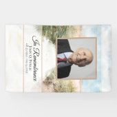 Gedenkfeier zur Beerdigung des Lebens am Strand Banner (Horizontal)