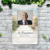 Gedenkfeier zur Beerdigung des Lebens am Strand Banner