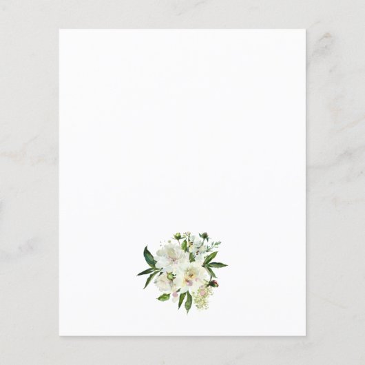 Gedenkfeier zur Beerdigung des Lebens Flyer (Hinten)