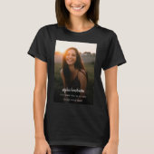 Gedenkfeier zur Beerdigung des Lebens T-Shirt (Vorderseite)